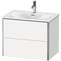 Duravit XSquare Тумба подвесная под раковину # 234473, 2 яшика, 560x710x478мм, цвет White High Gloss