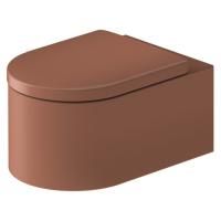 Duravit  Millio Унитаз подвесной  декор &quot;Smooth&quot;  370х570 мм, крепление в компл.,цвет матовая корица