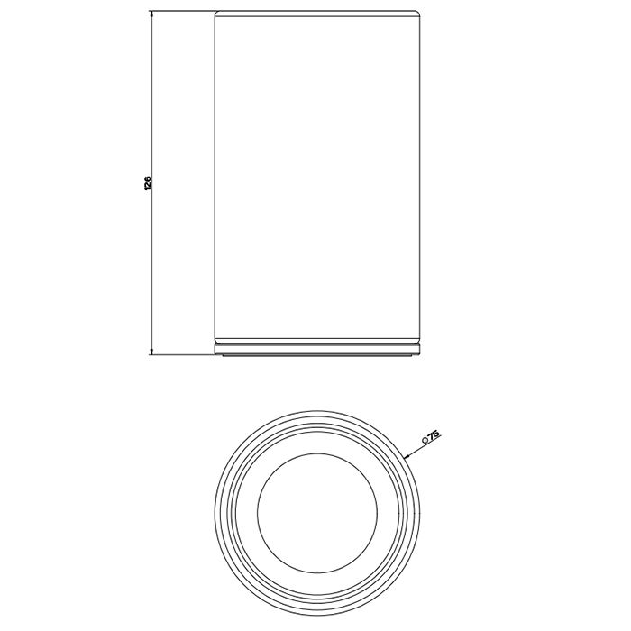 GESSI 316 Стакан настольный, цвет: белый/brushed black metal pvd