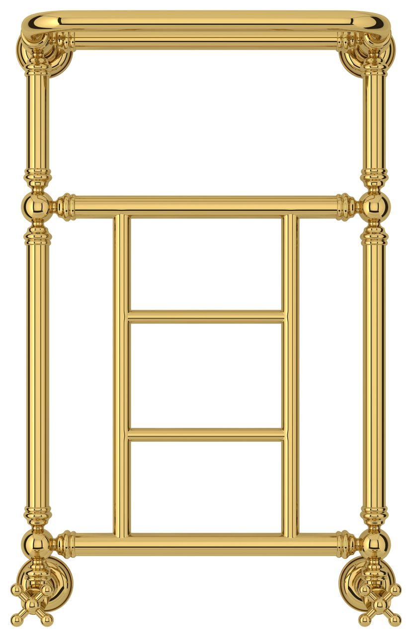 Полотенцесушитель водяной "Ренессанс 1452" 660х400 (ЗОЛОТО)