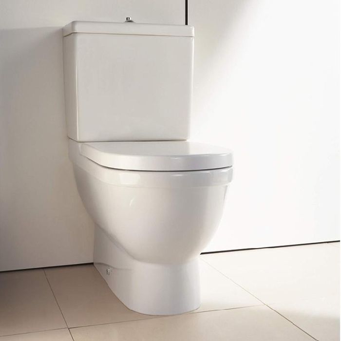 Duravit Starck 3 унитаз моноблок приставной 655х360 мм,  слив в стену , с креплениями, цвет белый