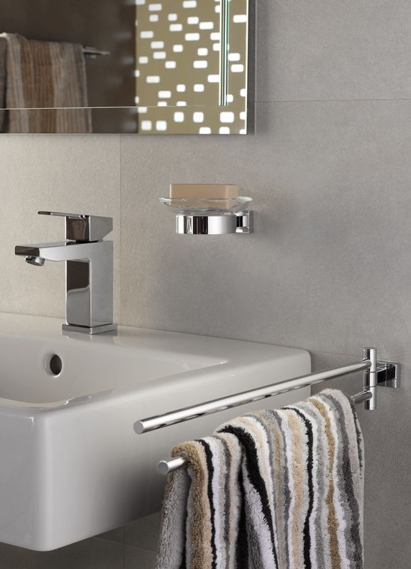 Держатель для полотенца GROHE Essentials Cube, хром (40624001) Держатель для полотенца GROHE Essentials Cube, хром (40624001)