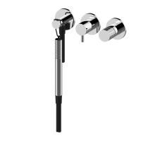 Bongio Capsule Смеситель встроенный для душа,с дивертором, с ручным душем,, цвет хром/ручка GG(с внутр частью 0969000DP)