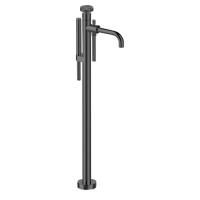 Bongio Style Смеситель для ваннынапольный,с ручной лейкой и дивертором, цвет черный матовый