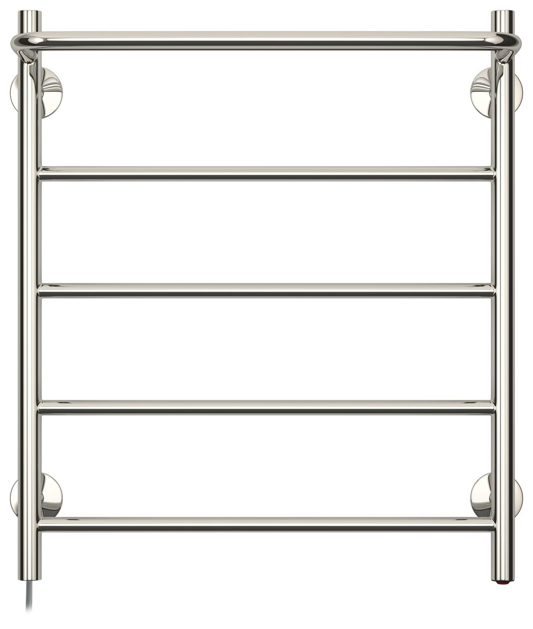 Электрический полотенцесушитель СТИЛЬЕ "Формат 30 Л" 600х500 (Полка + 4) П16 (Без покрытия)