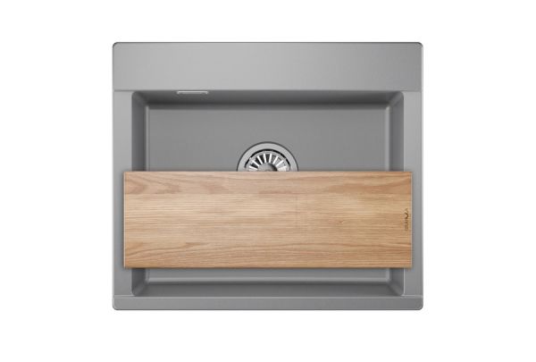 Кухонная мойка Granula 5804, АЛЮМИНИУМ