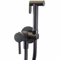 Гигиенический душ со смесителем Webert Sax Evolution SE870303560 Черный матовый