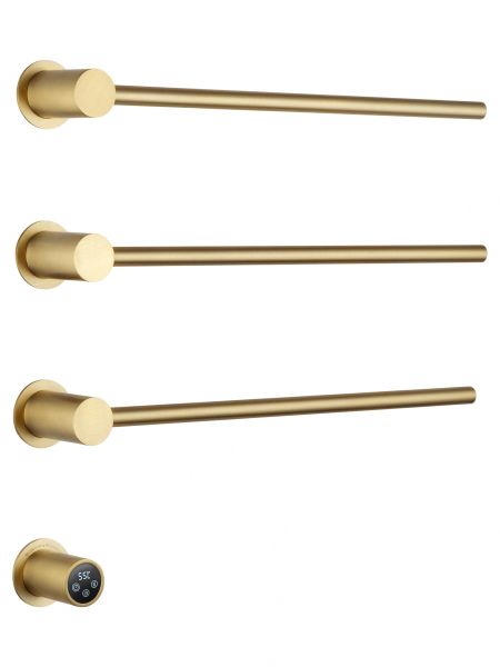 Полотенцесушитель электрический встраиваемый WONZON & WOGHAND HAMBURG, Брашированное золото (WW-AL313-BG)