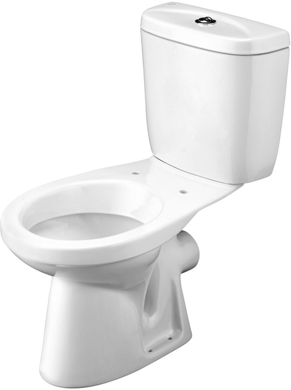 Унитаз-компакт напольный SANTEK АНИМО 1.WH30.2.132 гор. вып. 63,5*38  + сиденье  (белый), шт