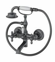 Смеситель для ванны с душем WONZON & WOGHAND RETRO, Темный графит (WW-88639020-BGM) Смеситель для ванны с душем WONZON & WOGHAND RETRO, Темный графит (WW-88639020-BGM)