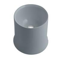 SIMAS Sharp раковина  накладная высокая , d42см h 44 см, без отв. под смеситель цвет cemento matt