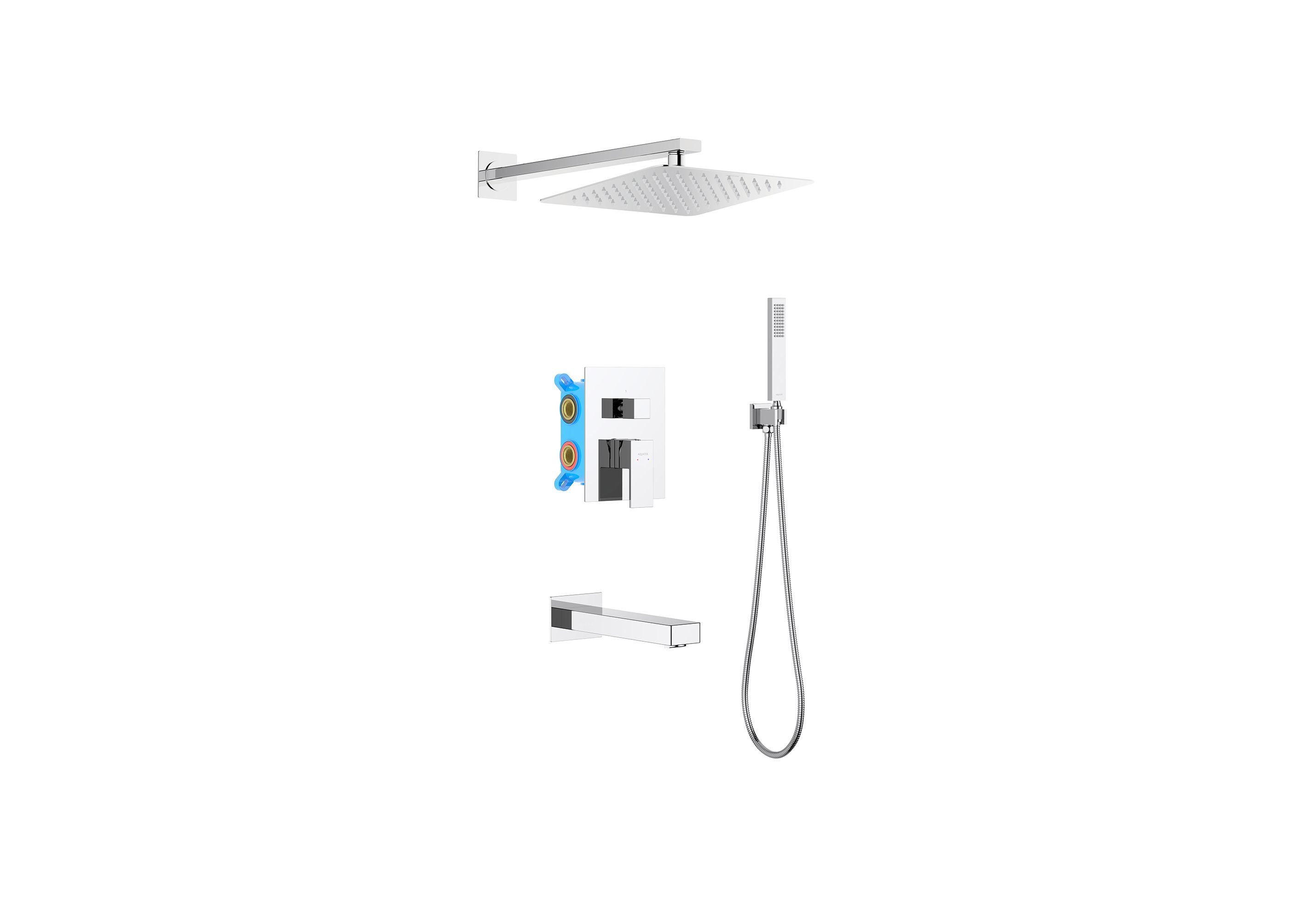 Set 4 в 1 душевой комплект AQUATEK AQ1673CR ЛИБРА Set 4 в 1 душевой комплект AQUATEK AQ1673CR ЛИБРА