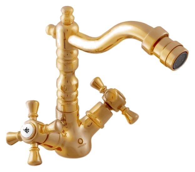 Смеситель для биде Rav Slezak Morava retro MK320.5/9 хром, с ручкой МК3