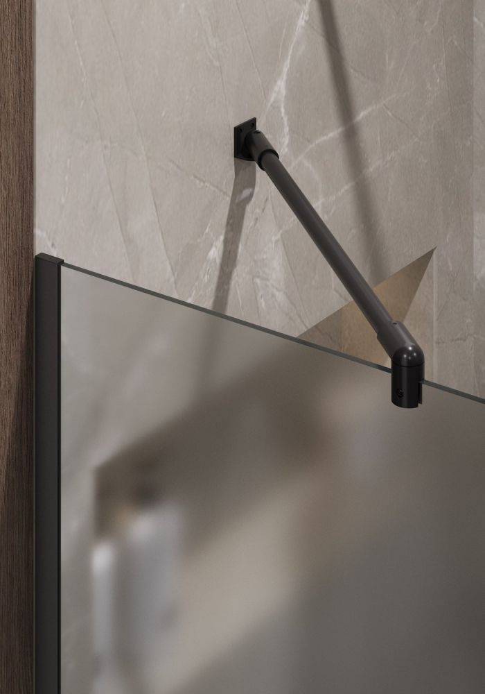 Душевая перегородка Timo TP-890/03F-8 в узком профиле 1950*890, стекло матовое 8 мм (T08), артикул T08