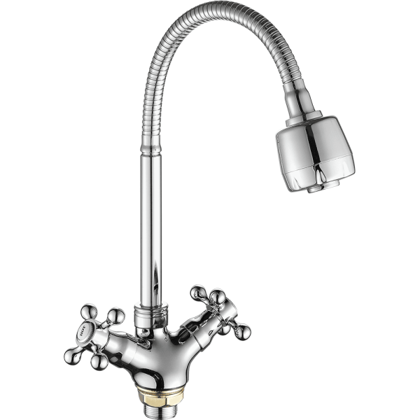 Смеситель для кухни с гибким изливом FASHUN A4319, хром
