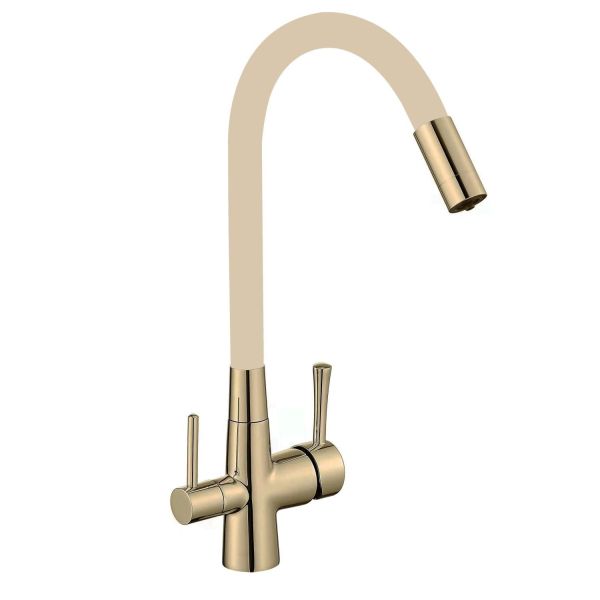 Смеситель для кухни с подключением к фильтру Savol S-L1806C-12, бронза