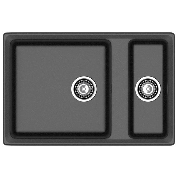 Кухонная мойка GranFest LEVEL 760K, черный