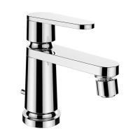 Смеситель для биде, Laufen, New Classic, тип открывания воды-однорычажный, отверстия для монтажа-1, высота, мм-146, вынос излива, мм-110, донный клапан-есть, тип подводки-гибкая, стандарт подвода воды-3/8", цвет-хром