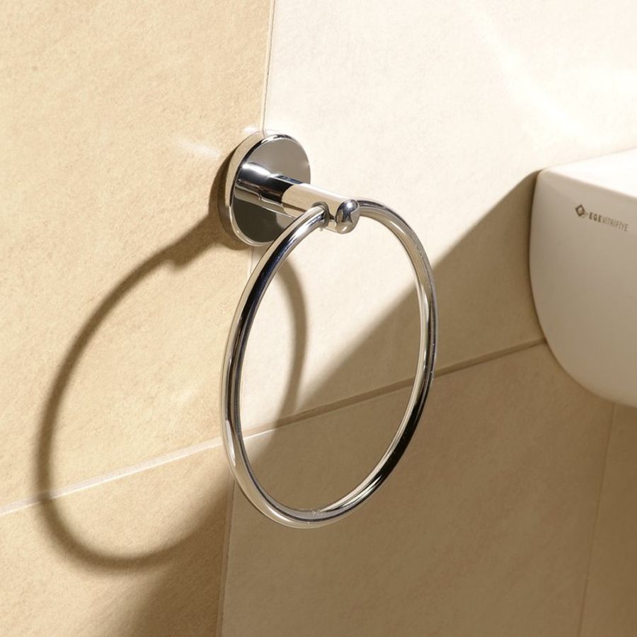 Полотенцедержатель SAMBA в виде кольца, 183x58x160 мм, хром, Sapho, артикул SB106