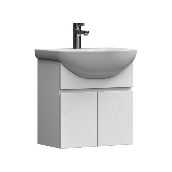 Тумба под раковину подвесная VIGO Wing tp.WIN.BAL.60.2D белый, 60 см