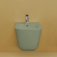 Kerasan Tribeca Биде подвесное 55см, c 1 отв под смеситель, c креплением WB9N, цвет: Verde muschio