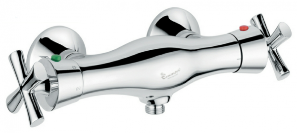 Emmevi Spirit New, двухвентильный термостат для душа без набора для душа, цвет хром