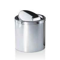 Decor Walther DW 125 Корзина для бумаги 20xh21см, с крышкой, цвет: сталь полированная Decor Walther DW 125 Корзина для бумаги 20xh21см, с крышкой, цвет: сталь полированная