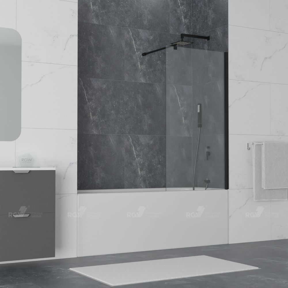 Шторка на ванну RGW SC-050B (700, Прозрачное)