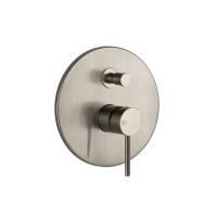 Gessi Emporio Via tortona Внешние части для настенного смесителя на 2 выхода с переключателем ванна-душ, цвет: Finox Brushed Nickel