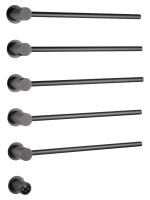 Полотенцесушитель электрический встраиваемый WONZON & WOGHAND HAMBURG, Темный графит (WW-AL315-GM)