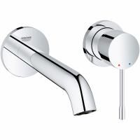 Смеситель для раковины GROHE Essence+ на 2 отверстия, внешняя часть, хром (19408001) Смеситель для раковины GROHE Essence+ на 2 отверстия, внешняя часть, хром (19408001)