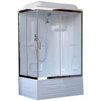 Душевая кабина Royal Bath BP 100х80 RB8100BP1-T-CH-R стекло прозрачное задняя стенка Белая Душевая кабина Royal Bath BP 100х80 RB8100BP1-T-CH-R стекло прозрачное задняя стенка Белая
