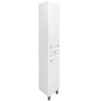 Шкаф пенал Comforty Сочи 35 4136987 Белый глянец