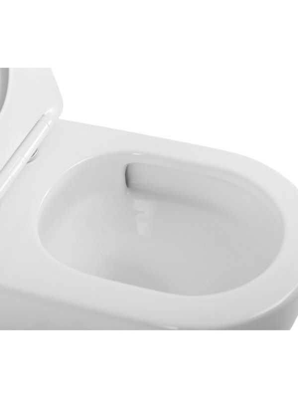 SFERA-TOR Унитаз приставной безободковый с сиденьем дюропласт soft close, BB2141CB-TOR/SC, артикул BB2141CB-TOR/SC