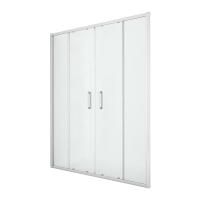 Дверь в нишу NEW TRENDY NEW CORRINA 170x195 D-0186A (хром)