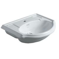 SIMAS Arcade Раковина  полувстроенная 67x49см с 1 отв. под смеситель, цвет белый