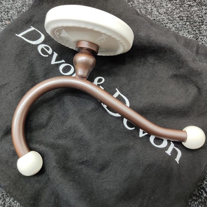 Devon DOROTHY вешалка-крючок настенный, держатель цвет: состаренная медь/белый .цена из наличия), артикул DOR413RAME