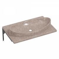 Умывальник "Вега 70" литой мрамор, речной песок, W