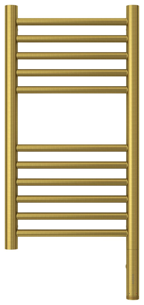 Полотенцесушитель электрический "БОГЕМА 3.0" прямая 600х300 / МЭМ правый (Состаренная латунь)