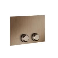 GESSI VENTI20 Клавиша смыва для унитаза двойная, для инсталляций TECE, цвет Copper Brushed PVD GESSI VENTI20 Клавиша смыва для унитаза двойная, для инсталляций TECE, цвет Copper Brushed PVD