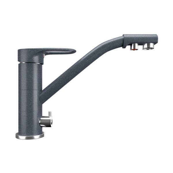 Смеситель для кухни Ulgran U-010-343, антрацит