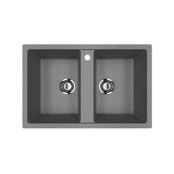 Кухонная мойка Ulgran U-608-309, темно-серый