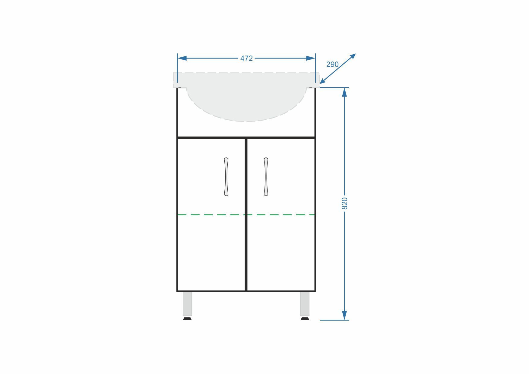 Тумба "Концепт 50 ЭКО", Ладога 50