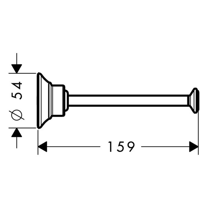 AX Montreux Держатель для запасного рулона туалетной бумаги, цвет: сталь AX Montreux Держатель для запасного рулона туалетной бумаги, цвет: сталь