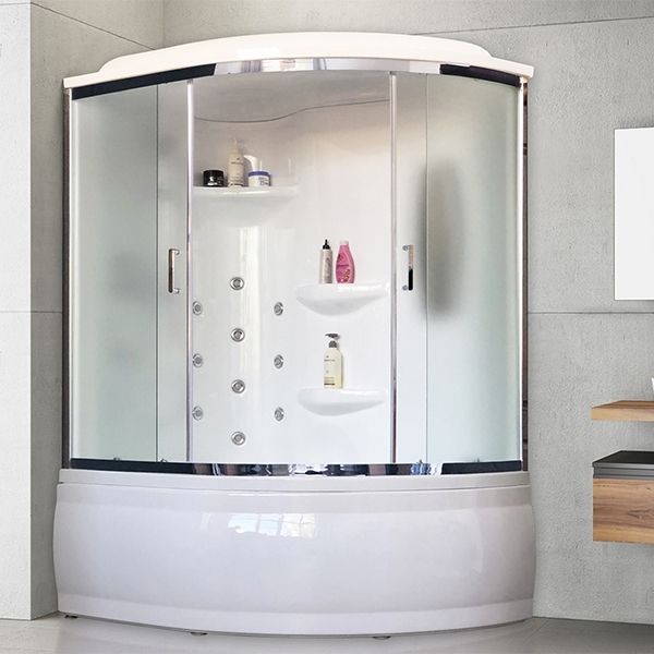 Душевая кабина Royal Bath ALP 140x95 RB140ALP-C-CH-L с гидромассажем стекло матовое задние стенки Белые Душевая кабина Royal Bath ALP 140x95 RB140ALP-C-CH-L с гидромассажем стекло матовое задние стенки Белые