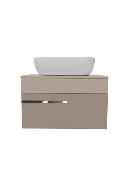 Тумба Runo Вудлайн 65 подвесная розовая/бежевая под накладной умывальник (00-00004899)