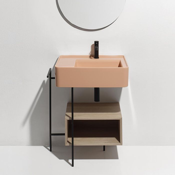 SIMAS RATIO  Раковина чаша подвесная  65x46xh18 см, с 1 отв. для смесителя, без перелива, цвет CARAMELLO