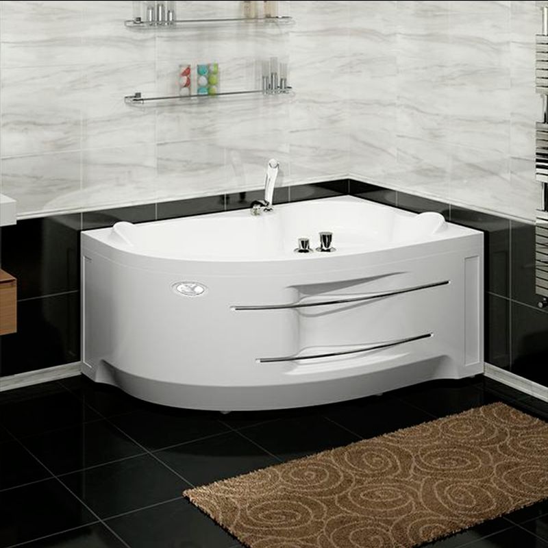 Акриловая ванна Radomir Wachter Ирма 3 160x105 форсунки Хром L с гидромассажем