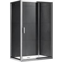 Душевой уголок Gemy S30191E-A75 130х75 профиль Хром стекло прозрачное Душевой уголок Gemy S30191E-A75 130х75 профиль Хром стекло прозрачное