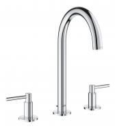 Смеситель GROHE Atrio New двухвентильный для раковины на 3 отверстия, монтаж на бортик, хром (20009003) Смеситель GROHE Atrio New двухвентильный для раковины на 3 отверстия, монтаж на бортик, хром (20009003)